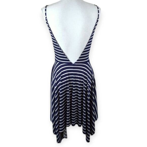 5th & LOVE NAVY & WHITE STRIPE DRESS SZ.S EUC - Picture 4 of 6
